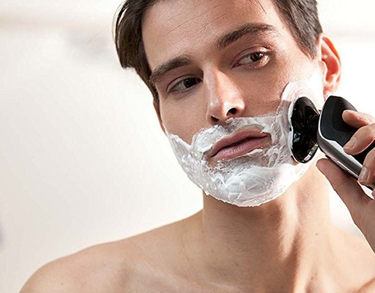 man using shave