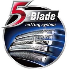 5 Blades Linear Shave