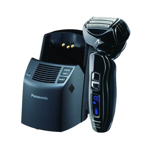 Panasonic ES-LA93-K Arc-4 Wet/Dry Shaver with stand