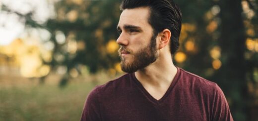 a young attractive man with a beard