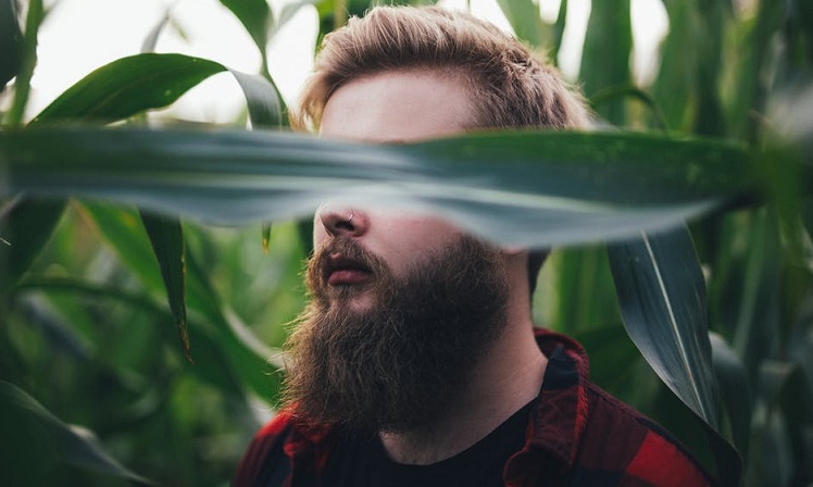 How long to grow a beard - a young man with full long beard