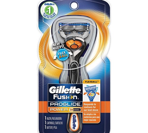 the Gillette Fusion ProGlide razor in its marketing package