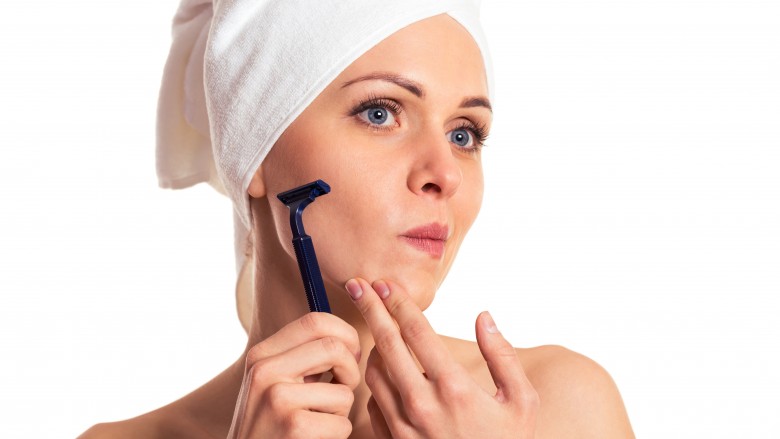 prep your face when wet shaving