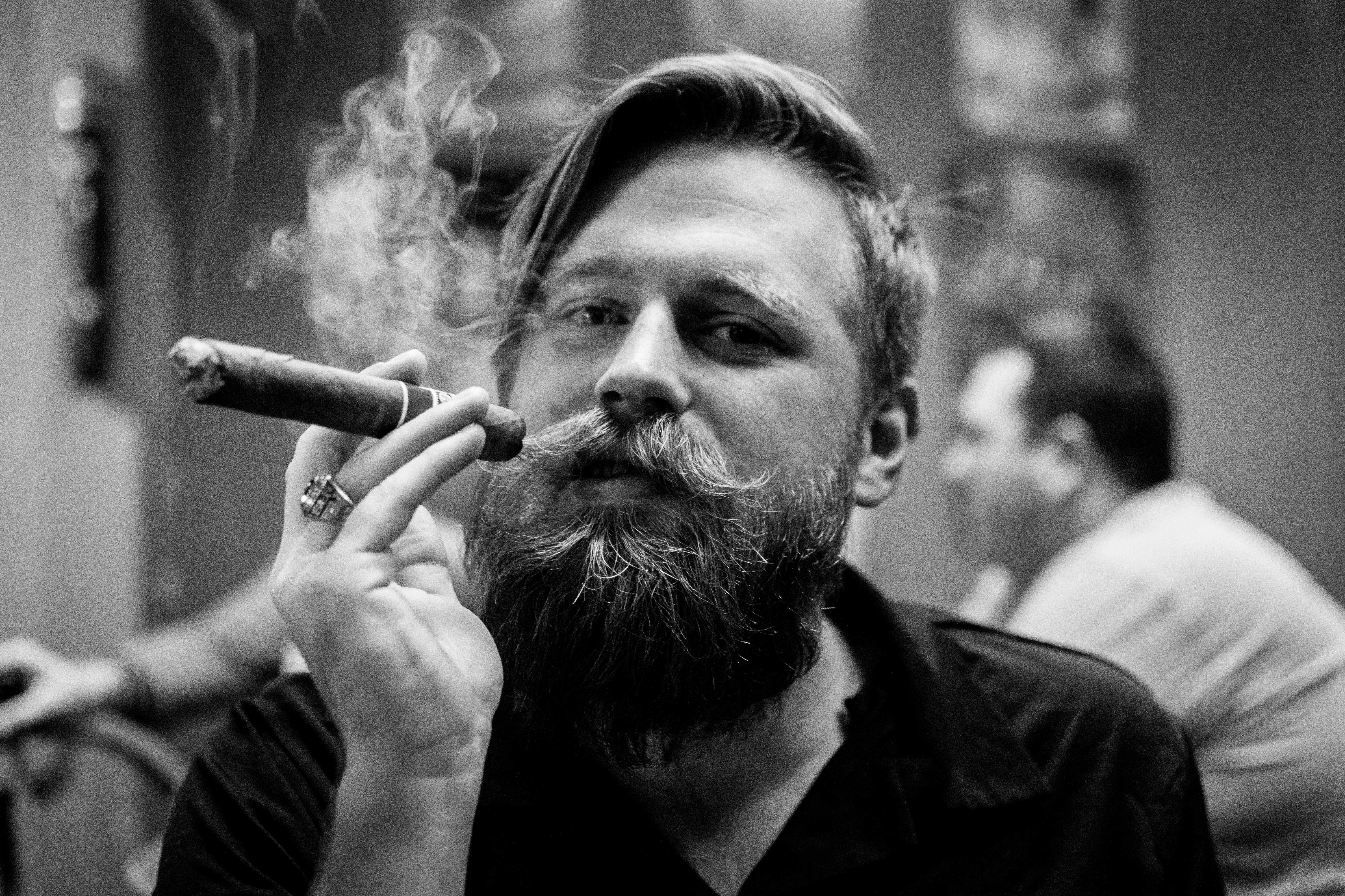 Man with thick beard
